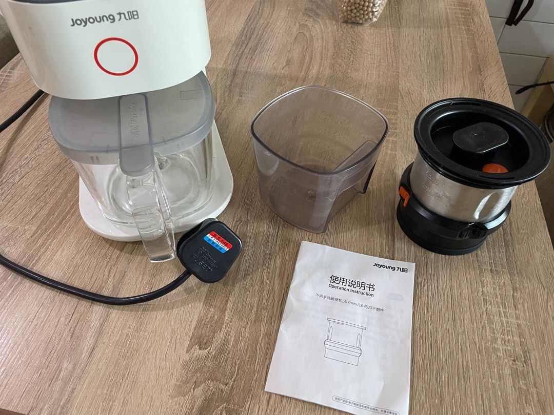 Joyoung selfcleaning soy milk maker, TV & Home Appliances, Kitchen