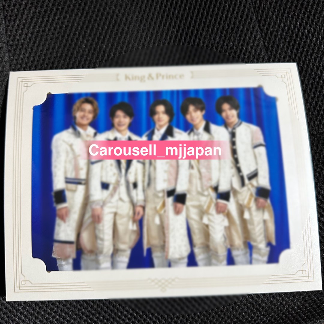 King&Prince 5人最後紀念日本Fan Club限定Photo Card, 興趣及遊戲 