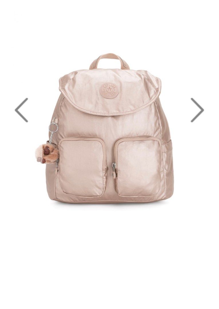 Kipling Fiona backpack metallic pink Women s Fashion Bags
