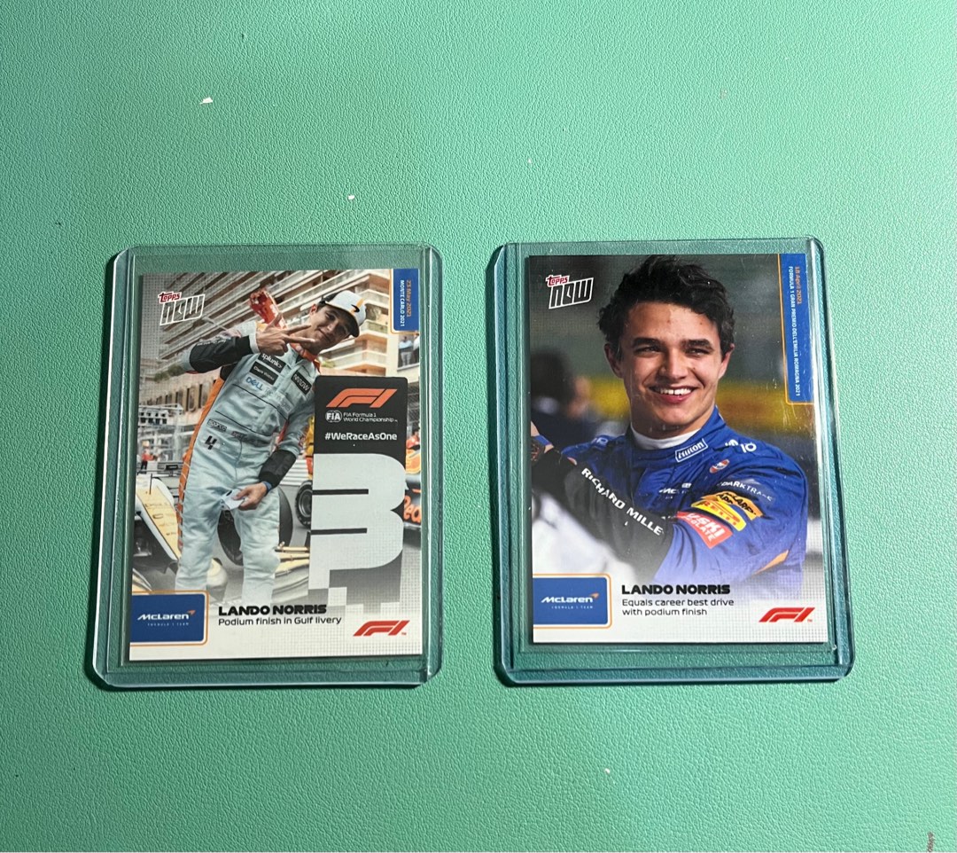 Lando Topps F1 Cards on Carousell