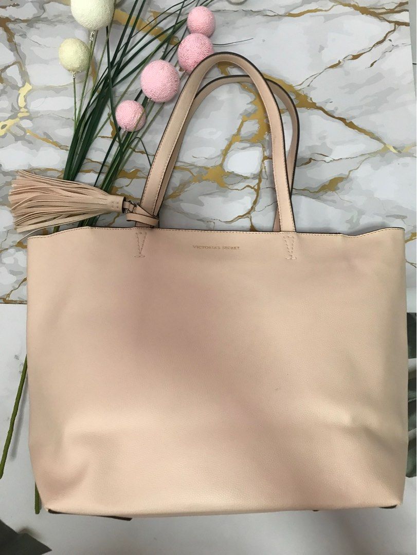 Victoria secret leather tote bag hotsell