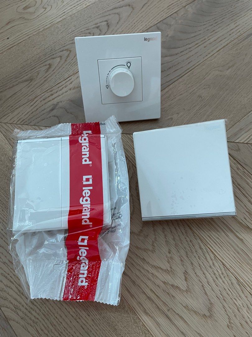 Legrand Galion switches/ dimmer, Furniture & Home Living, Lighting