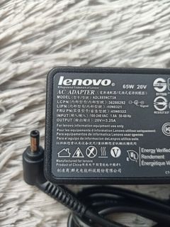 Lenovo 20V 3.25A Charger small pin