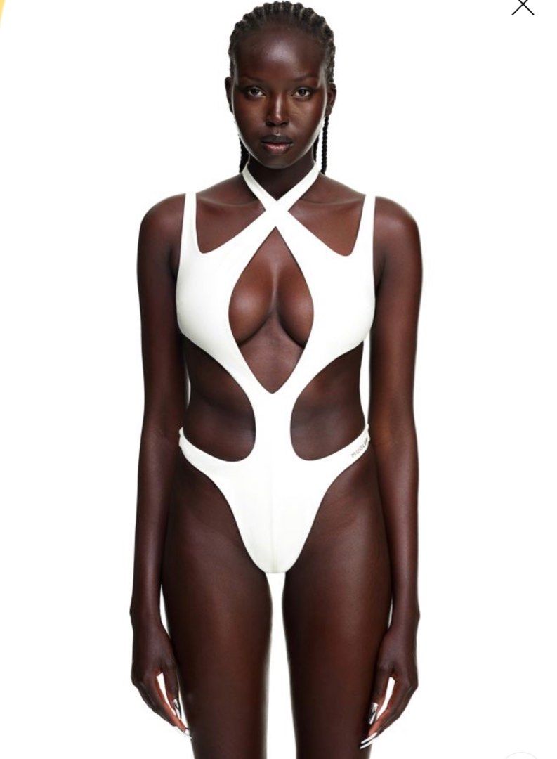 Cut out swimsuit h&m top