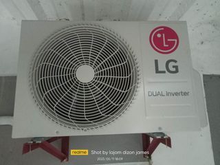 LG DUAL INVERTER SPLIT TYPE AIRCON BRAND NEW SEALED WITH FREE INSTALLATION