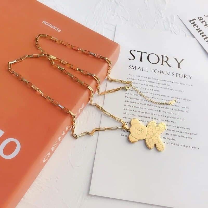 Limited stock only! Bear long necklace, Women's Fashion, Jewelry & Organizers, Necklaces on Carousell