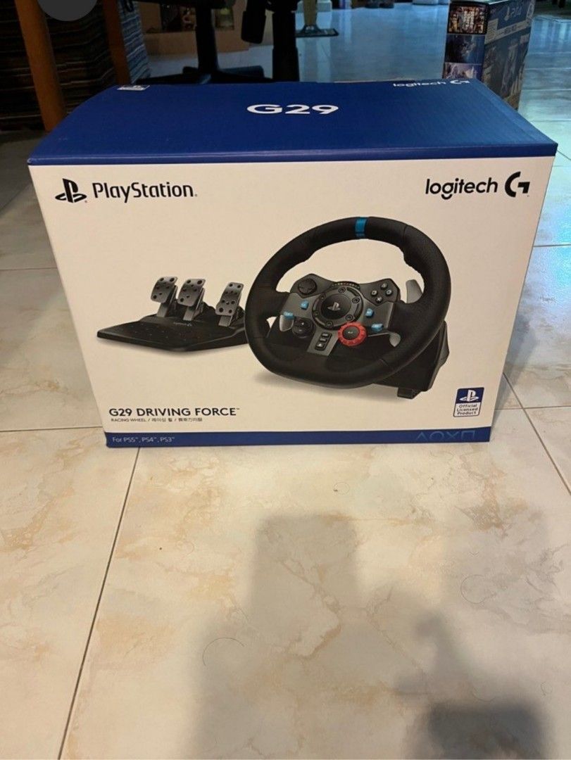Logitech Steering wheel G29 PS4/PS5/PC, Video Gaming, Video Game Consoles, PlayStation on Carousell