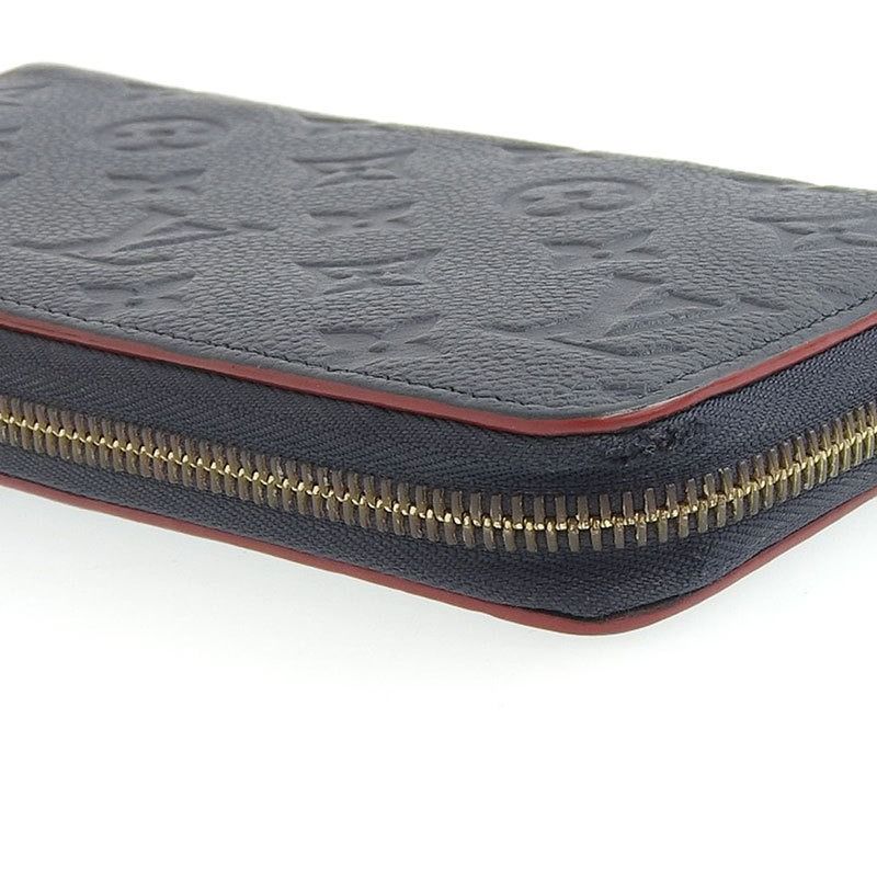 Louis Vuitton Monogram Implant Zippy Wallet M62121 Marine Rouge Long Ladies