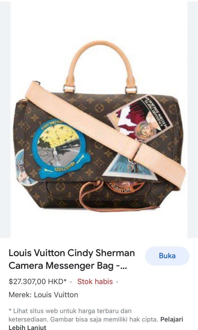Cindy Sherman x Louis Vuitton Iconoclasts Monogram Messenger at
