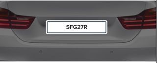 *SOLD* SFG 27 R Carplate Number For Sale!
