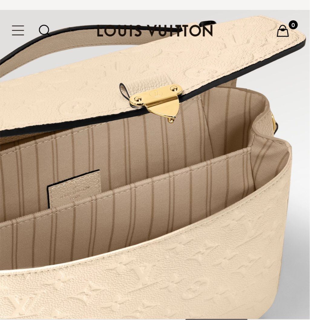 Louis Vuitton Pochette Metis Monogram Empreinte Braided Vison