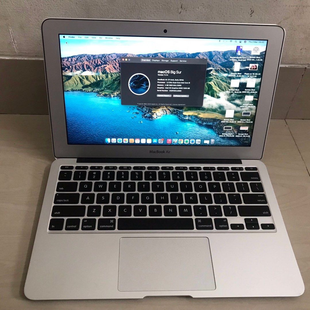 Macbook Air 2014 11 inch, Elektronik, Komputer, Laptop di