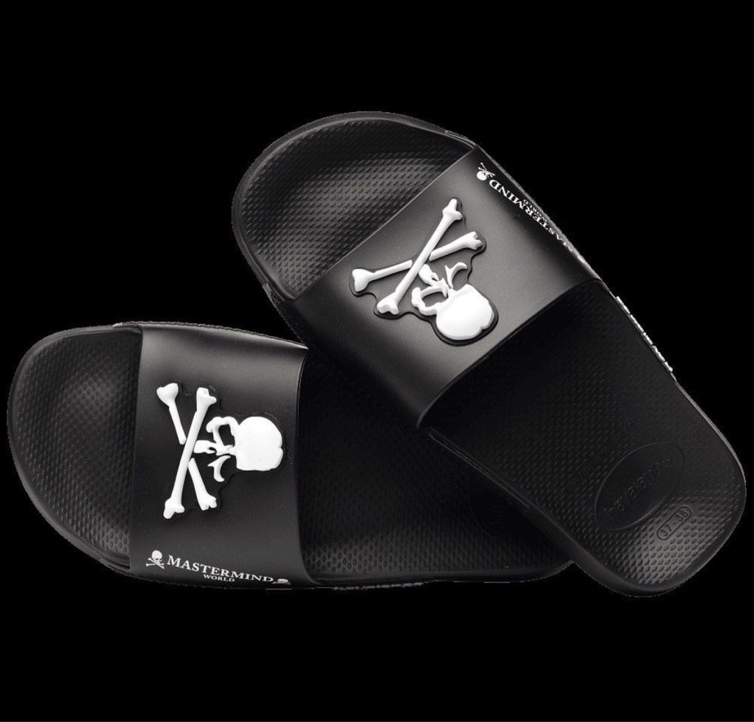 Mastermind Havanias Slide (Category: Sneakers & Footwear) located in Singapore. Submitted by thehypewear.co (Listing ID 1231483349, Image 1). Description: Size 37/38 Brazil | US 7/8 DM us to order! Join us on our tg for latest updates & promos! 👇🏻 Tg: t.me/thehypewearco.