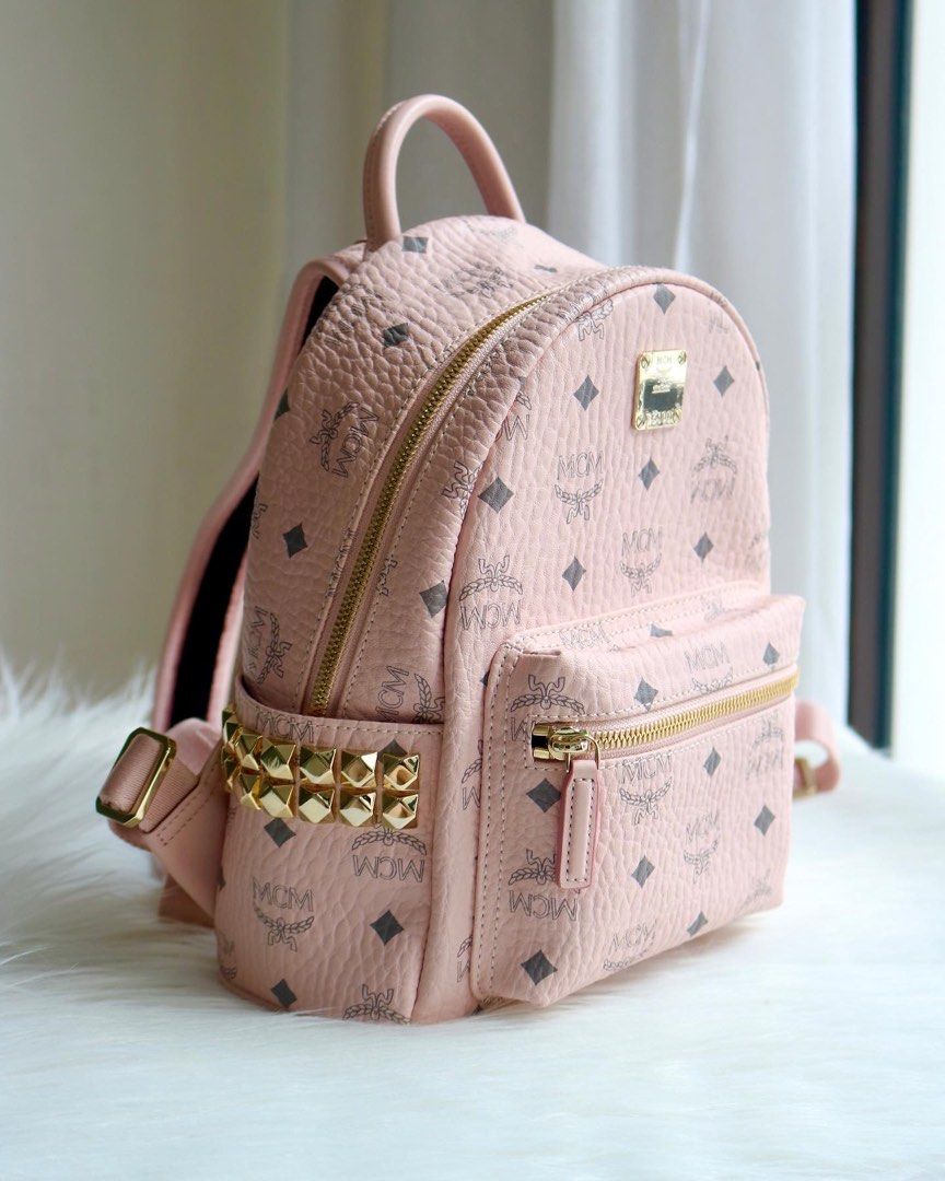MCM Mini Stark Backpack, Luxury, Bags & Wallets on Carousell