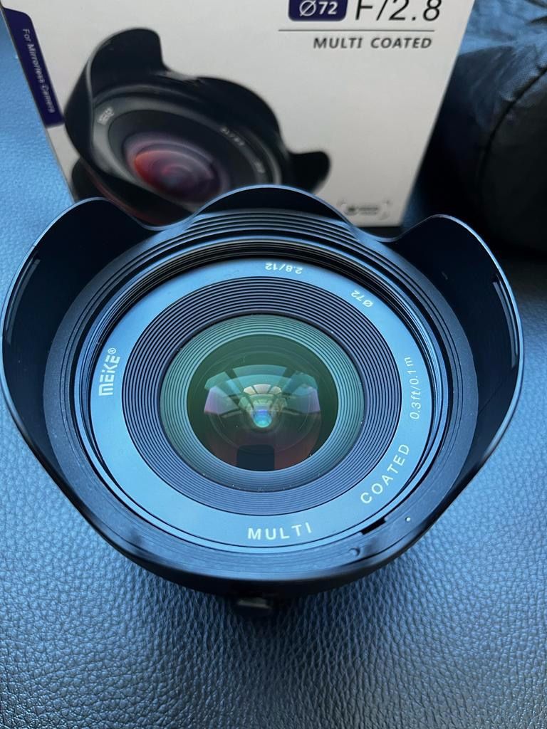 Meike 12mm Ultra Wide Angle Manual Focus Prime Lens E-Mount