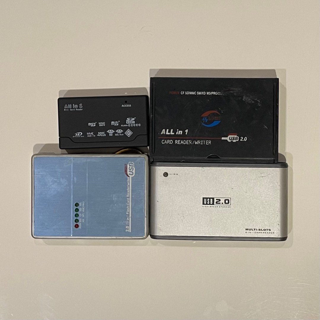 Memory Card Reader smart media card, sd card, olympus xd card, memory