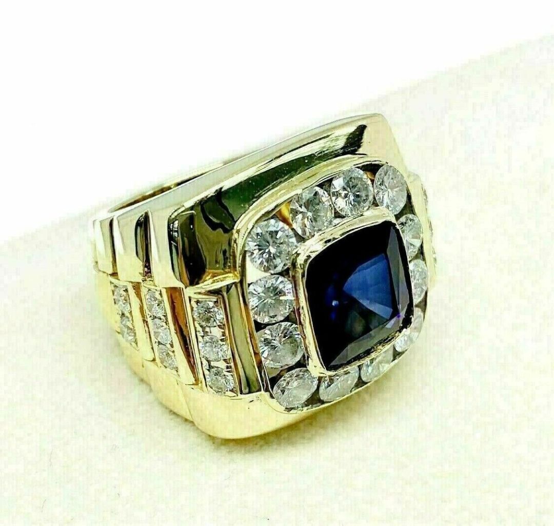 Mens top big rings