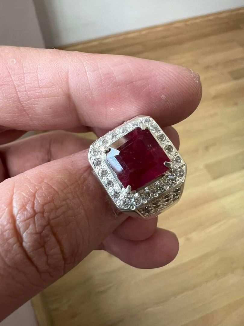 Mens 10k gold ruby ring cheap
