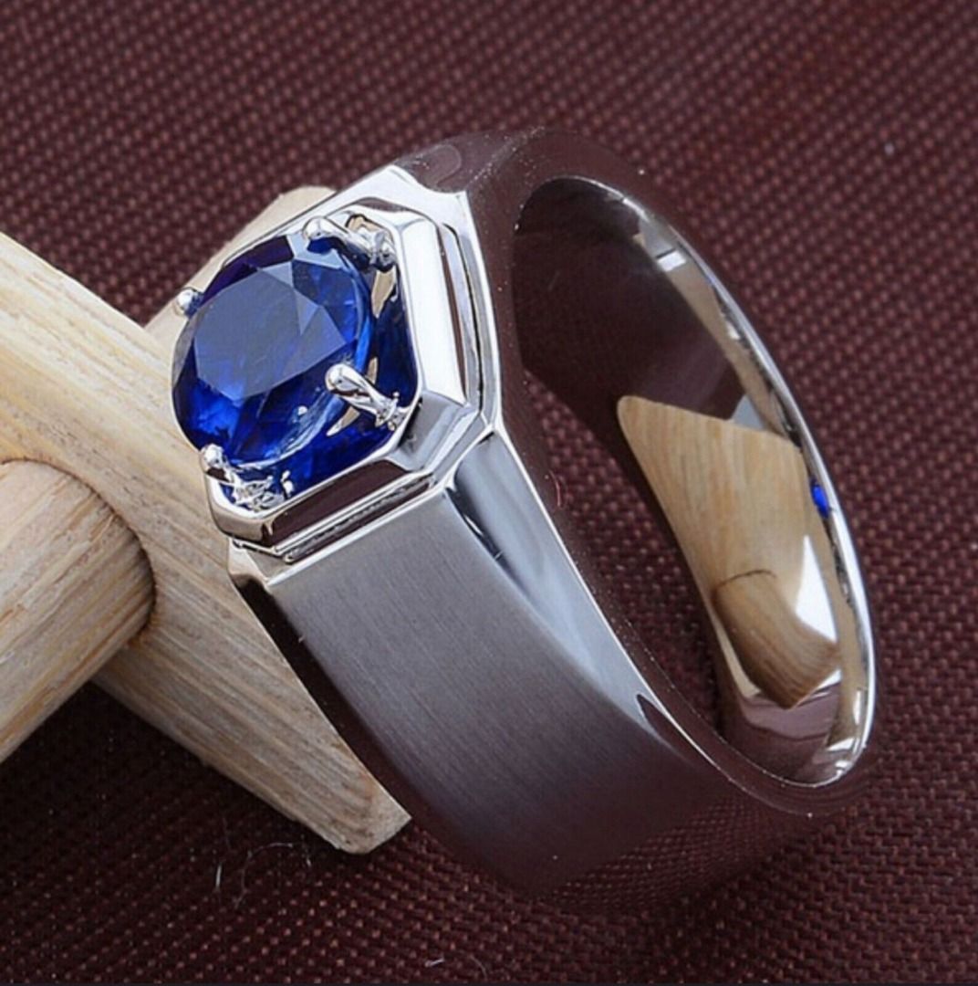 Custom sapphire ring cheap