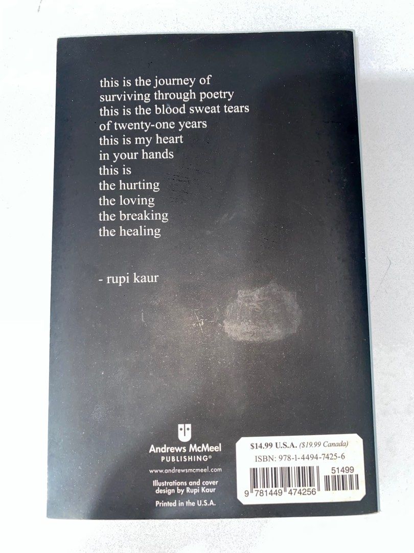 milk and honey by rupi kaur (Category: Storybooks) located in Manila. Submitted by cdzzl (Listing ID 1231473149, Image 2). Description: milk and honey by rupi kaur RFS: Decluttering.