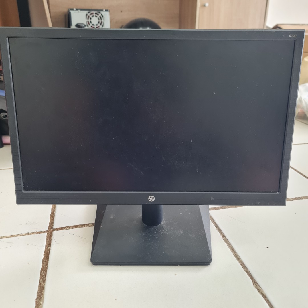 Monitor PC Laptop LED( HP V19018.5inch) Backlit Monitor on Carousell