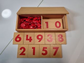 Items Reserved: Montessori Number Cards and Counters Preschool Maths ...