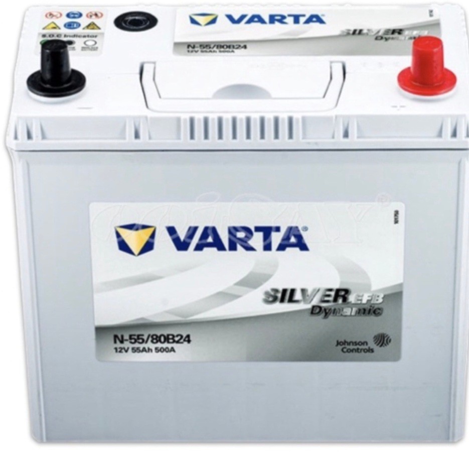 N55 VARTA EFB BATTERY. Suitable start/stop function., Car Accessories, Car  Workshops & Services on Carousell