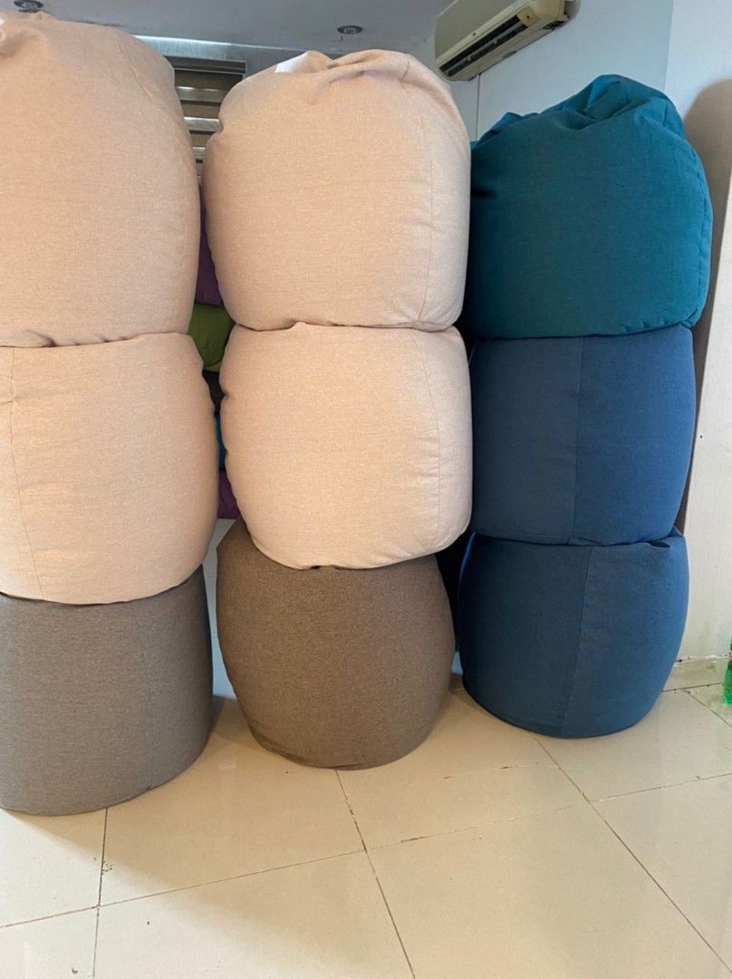 NEW Quality Bean Bag Assorted Colors From RM100, Furniture & Home