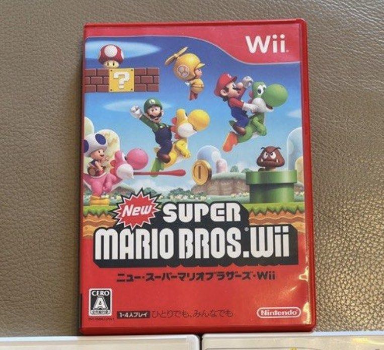 New Super Mario Wii Game, 電子遊戲, 電子遊戲, Nintendo 任天堂 Carousell