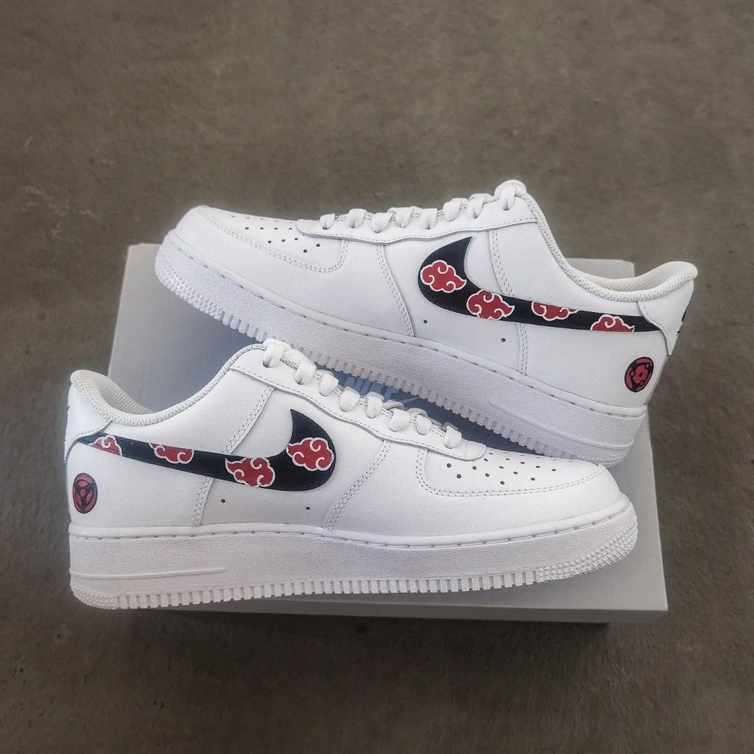Custom white air forces on sale