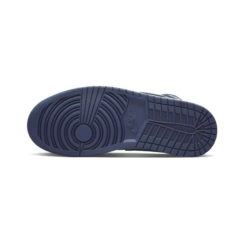 Nike Air Jordan 1 Mid Trendy Slip Resistant Cushioning Athletic Board Shoes
