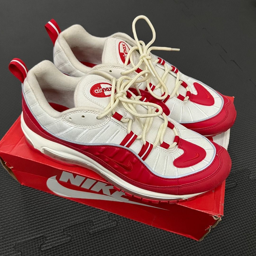 Nike Air Max 98 University Red Men s Fashion Footwear Sneakers
