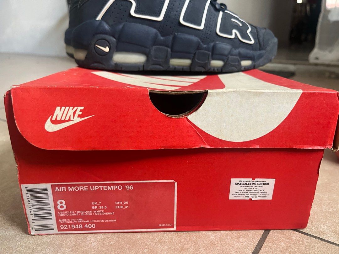 Nike air uptempo outlet 96 obsidian