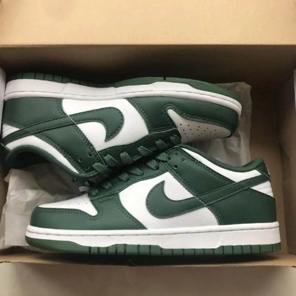 low varsity green dunks