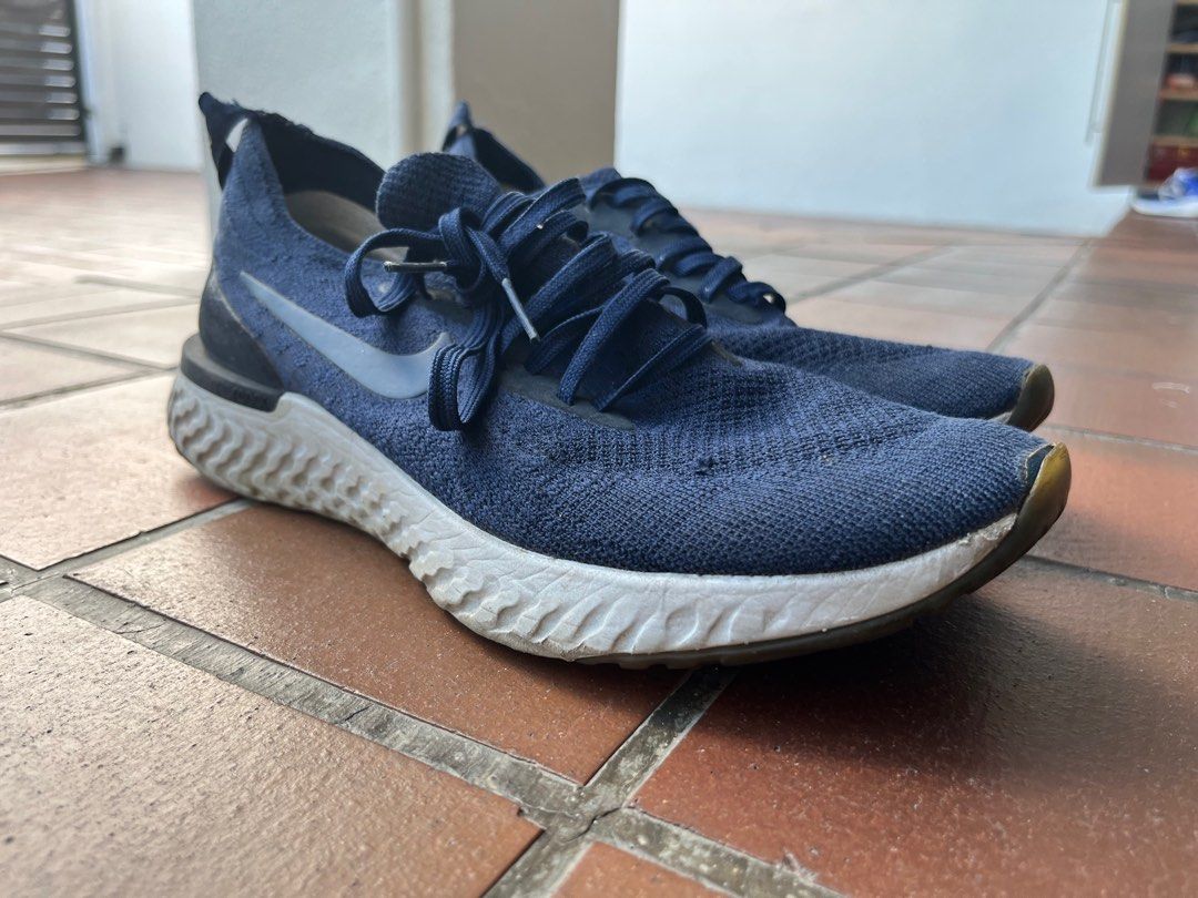 Nike Epic React Flyknit Men s Fashion Footwear Sneakers on