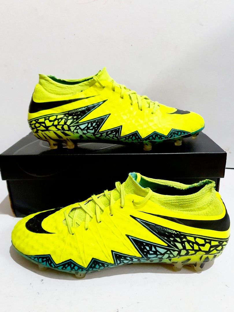Nike Hypervenom Phantom 2 FG Volt Hyper Turquoise Men s Fashion