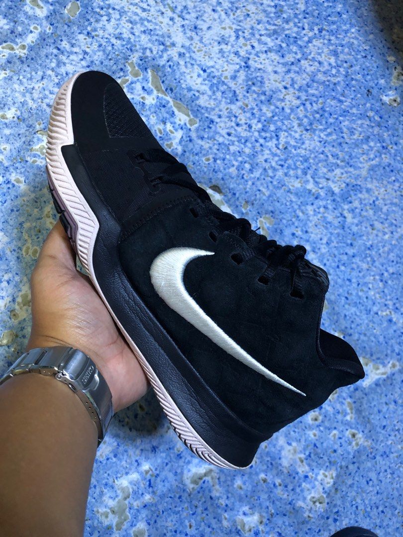 Kyrie 3 black white silt red on sale