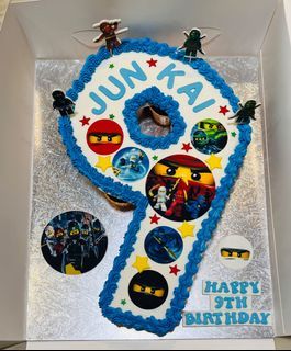 Ninjago pullapart cupcakes cake