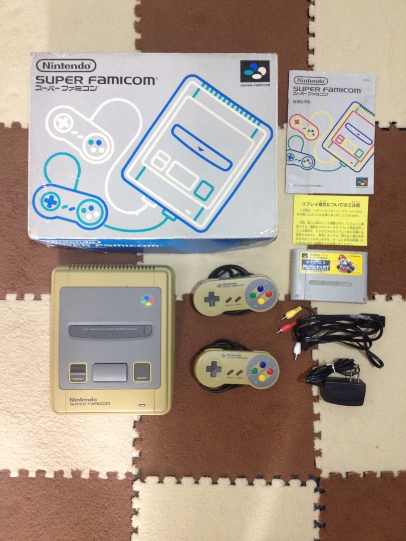 Nintendo Superfamicom Japanese Version Good for collection Plug and Play (Category: Nintendo) located in Pililla. Submitted by kooori (Listing ID 1231458329, Image 2). Description: PHP 1599.00 Nintendo superfamicom Japanese Version Complete accessories, 1 game super mario kart Paper manual translated in Japanese Good condition Good for collection Plug & Play Message directly to ping us before you call. Unless, will not be entertained.