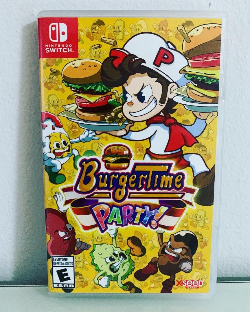 Nintendo Switch Games Burgertime Party, Video Gaming, Video Games