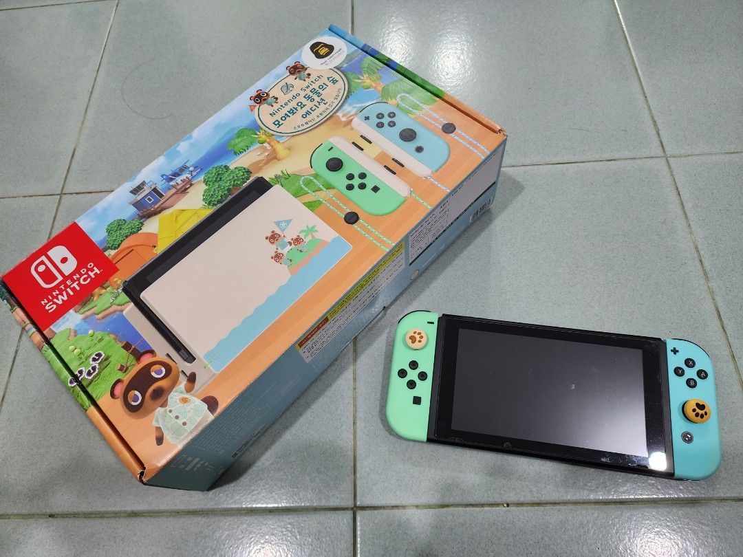 Nintendo Switch V2 Animal Crossing Jailbreak Version, Video Gaming