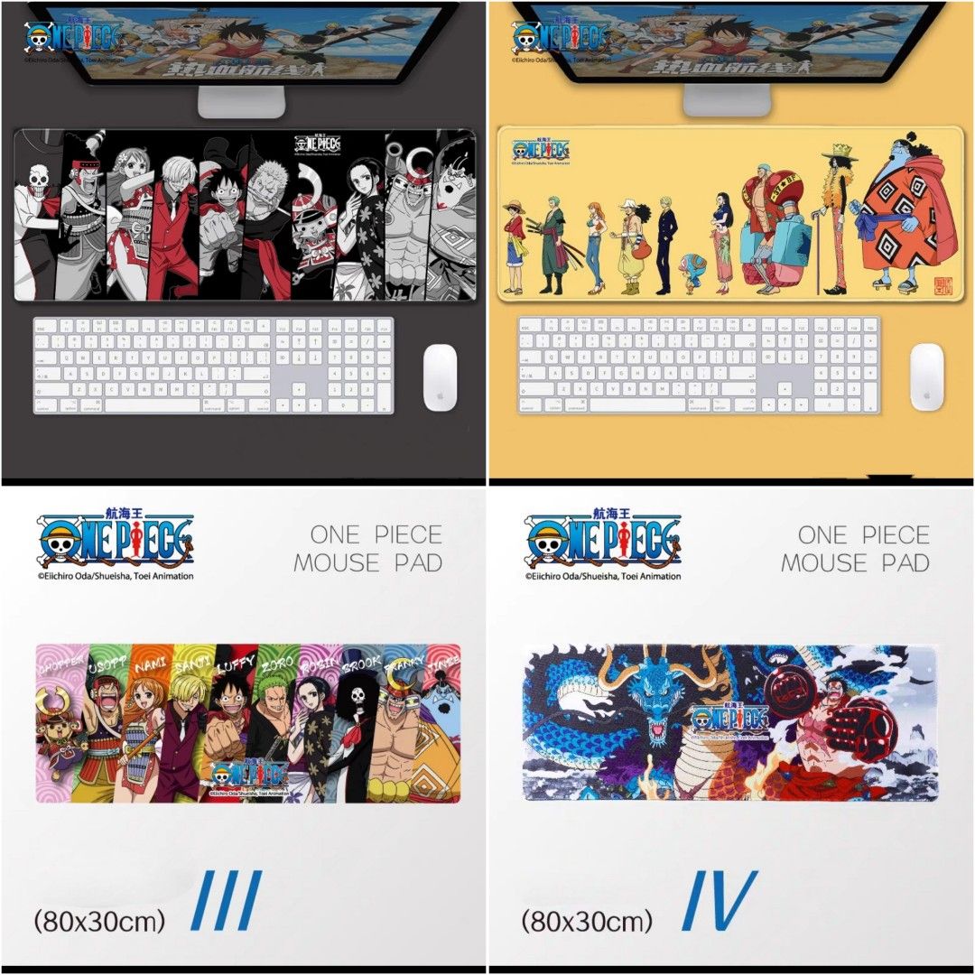 Japan Anime ONE PIECE Large Mouse Pad Keyboard Desk Mat Pad MousePad