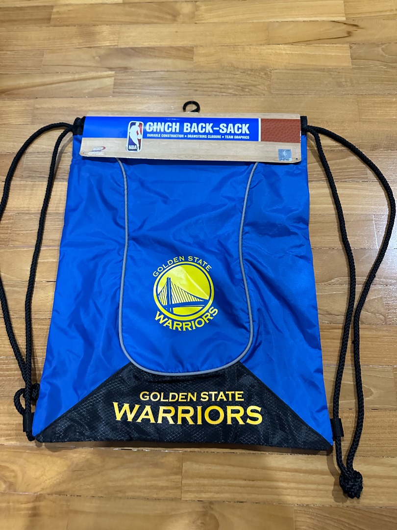 Golden state warriors drawstring bag 2025