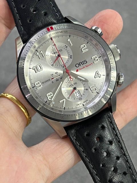 ORIS AUDI SPORT SWISS MADE LIMITED EDITION 2000 PIECE ONLY AUTOMATIC CHRONOGRAPH 7661 74