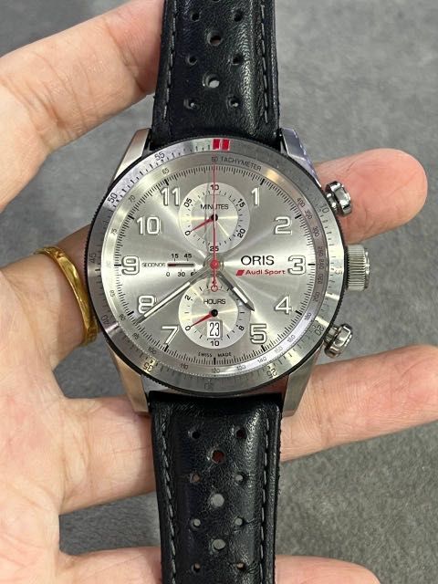 ORIS AUDI SPORT SWISS MADE LIMITED EDITION 2000 PIECE ONLY AUTOMATIC  CHRONOGRAPH 7661-74