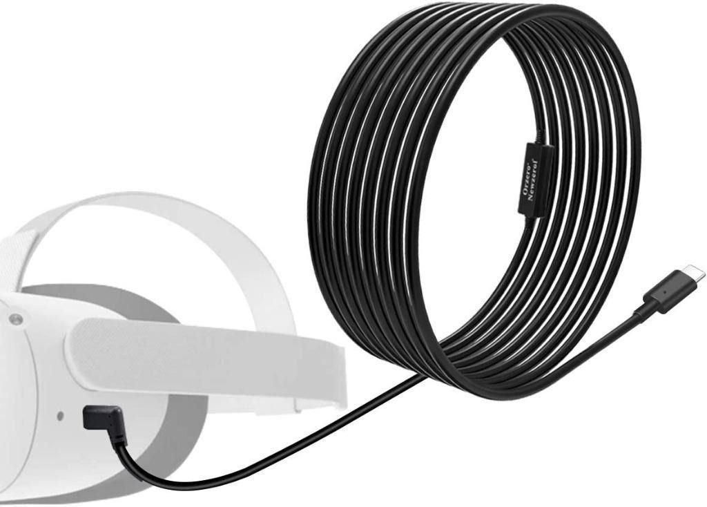 Orzero Total 6M / 20Ft Type C Stable Data Cable Compatible for Quest 2