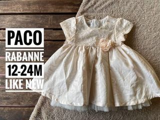 Paco Rabanne baby kids baptismal christening dress