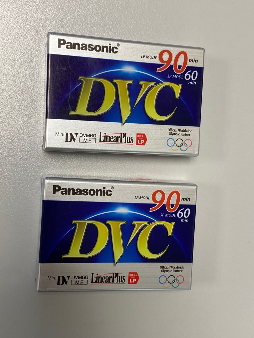 Panasonic Mini DV tapes, 攝影器材, 攝錄機 Carousell