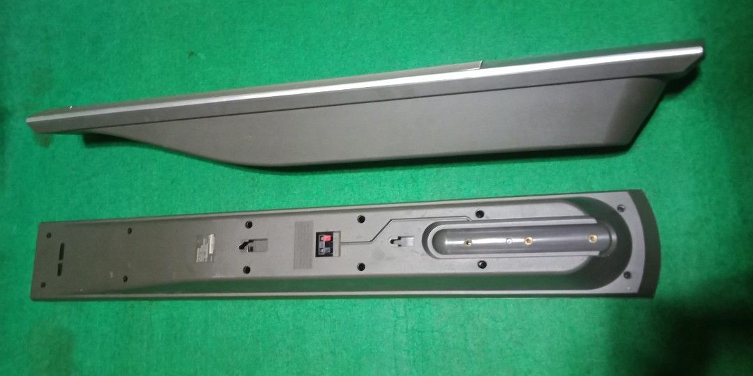Panasonic SB-FS06 Speaker System (Category: Soundbars, Speakers & Amplifiers) located in Pasay City. Submitted by marineljapansurplus (Listing ID 1231452968, Image 3). Description: Panasonic Speaker System Model: SB-FS06 H: 31.5 inches W: 5 inches Wall mounted Side speaker Impedance: 6 ohms 55W (max) Made in Malaysia price: P. 599.00 Location: Cabrera Pasay City.