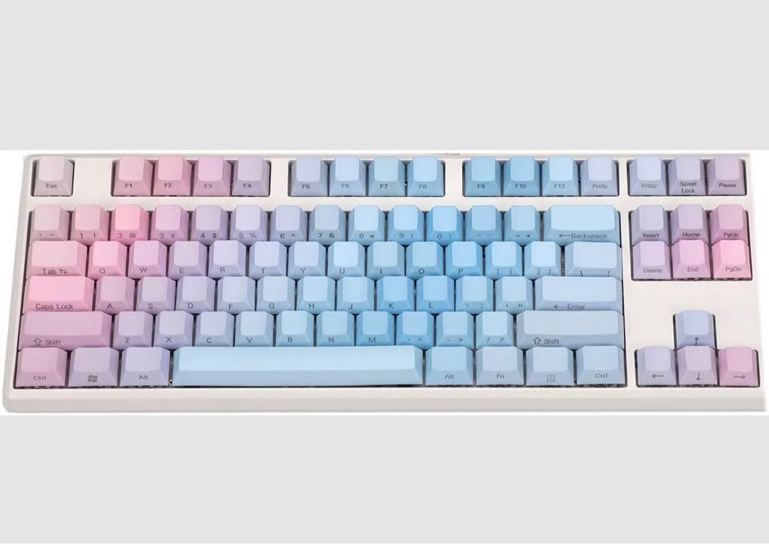 Pastel Gradient Keycaps, Computers & Tech, Parts & Accessories, Computer Keyboard on Carousell